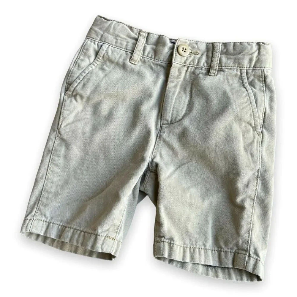 The Children's Place Boys Shorts Size 5 Slim 5S Khaki Adjustable Waist Cotton